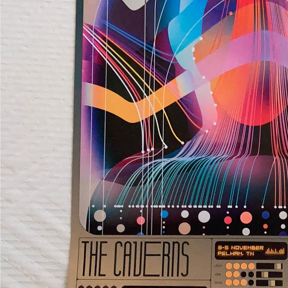 2023 Pretty Lights Caverns VIP Poster - Picture 4 of 11